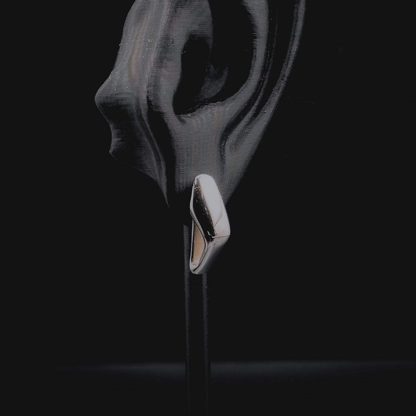 Flow Wide Triangle Earring