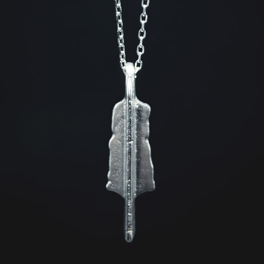 Cross Eroded Pendant