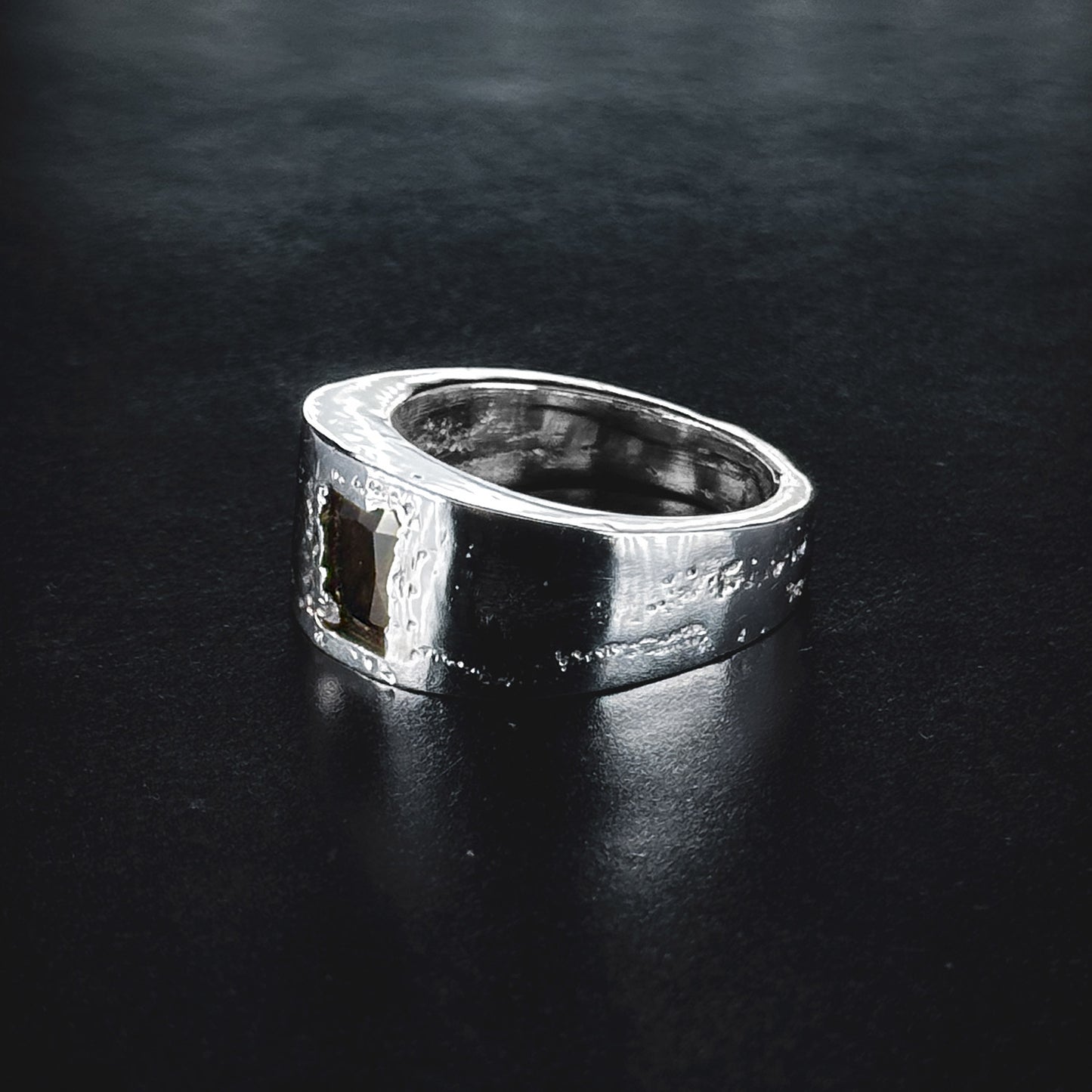 Fragment Band Smoky Quartz Ring