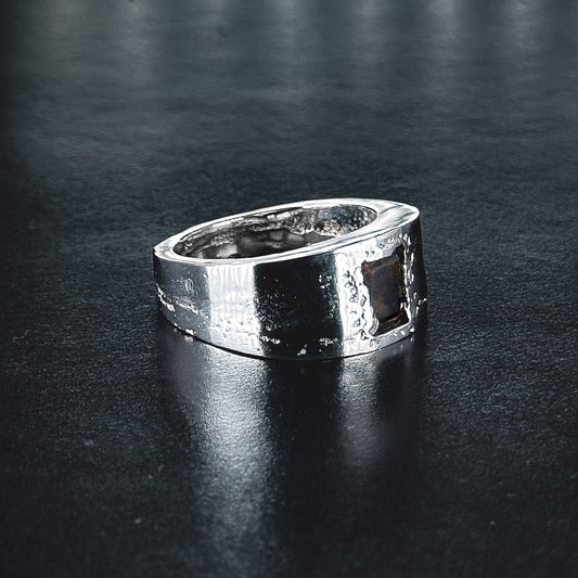 Fragment Band Smoky Quartz Ring