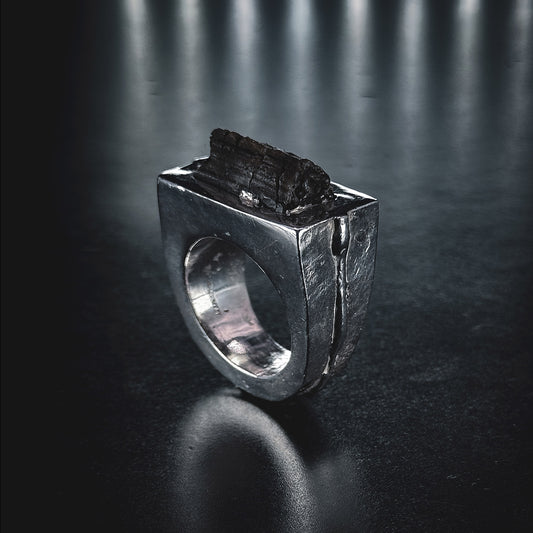 Master Scar Melted Tourmaline Ring