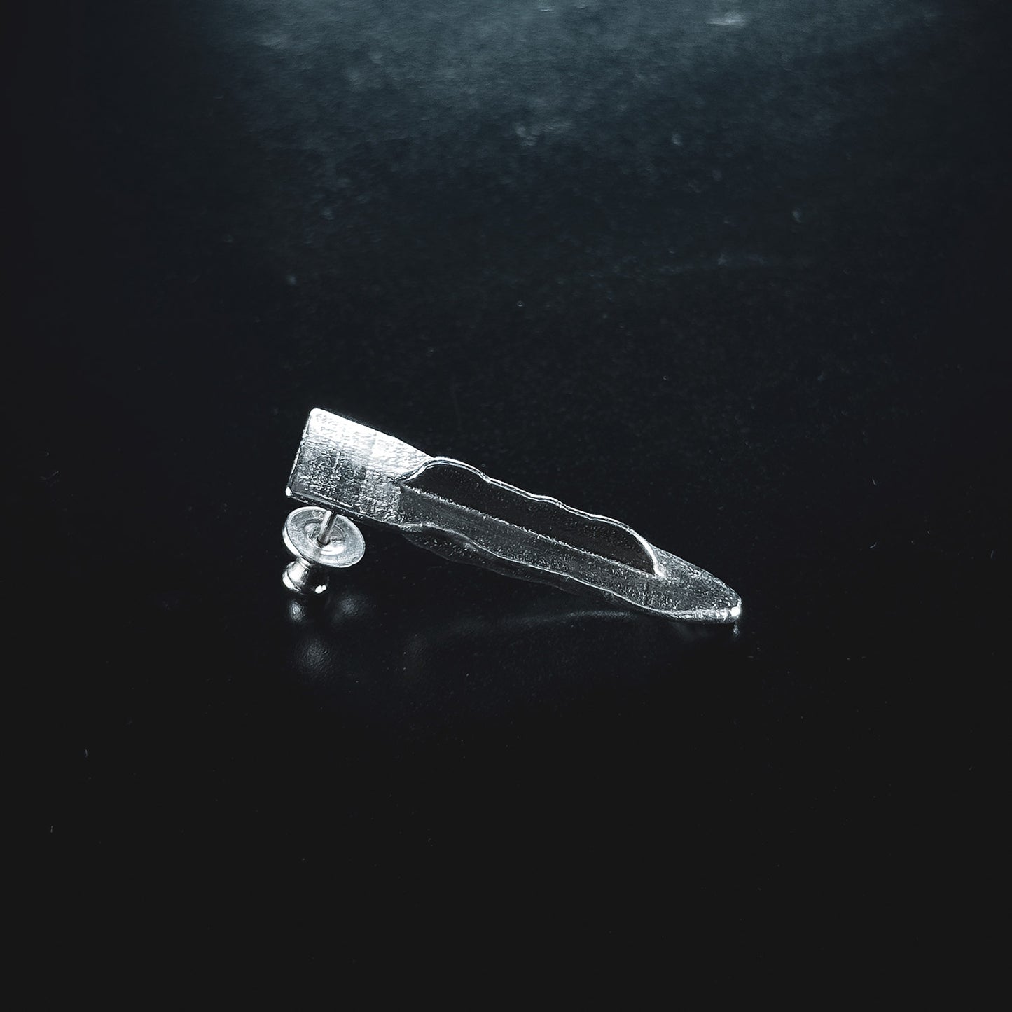 Cross Eroded Earring