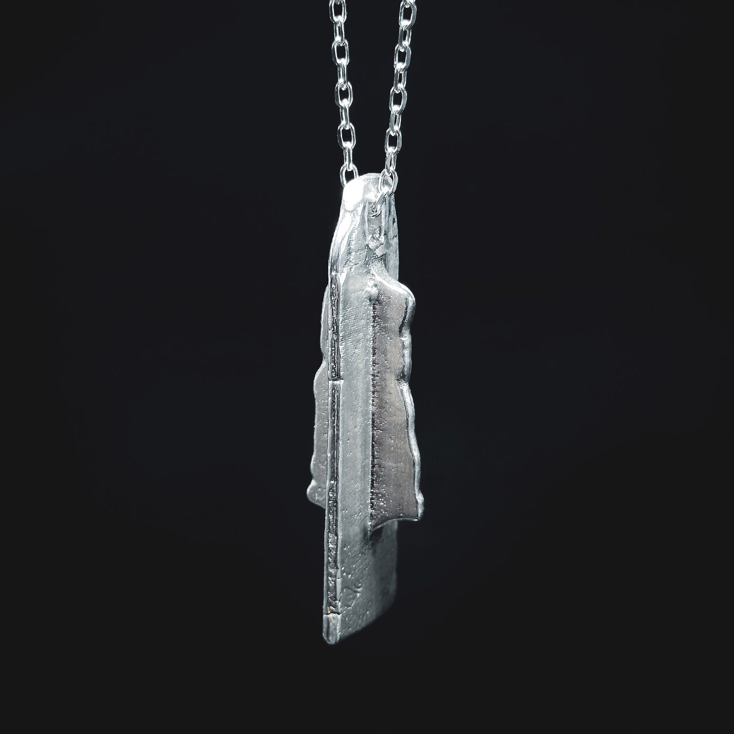 Cross Eroded Pendant