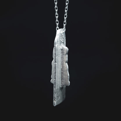 Cross Eroded Pendant