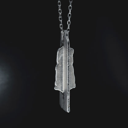 Cross Eroded Pendant