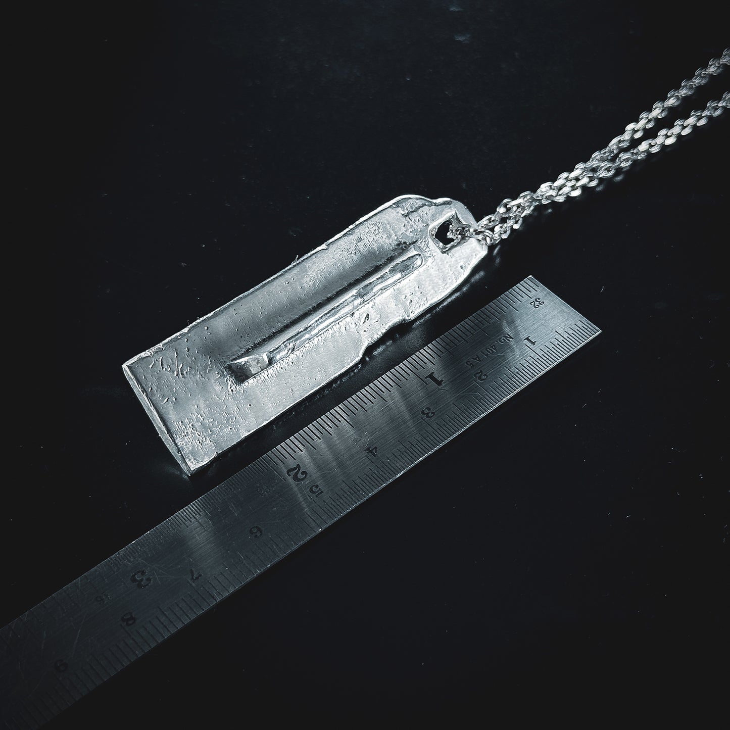 Cross Eroded Pendant