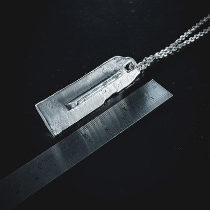 Cross Eroded Pendant