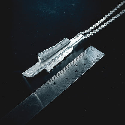 Cross Eroded Pendant