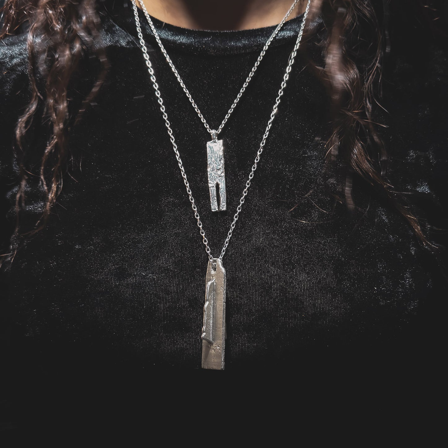 Cross Eroded Pendant