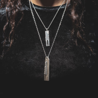 Cross Eroded Pendant