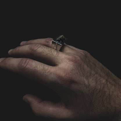 Master Scar Melted Tourmaline Ring