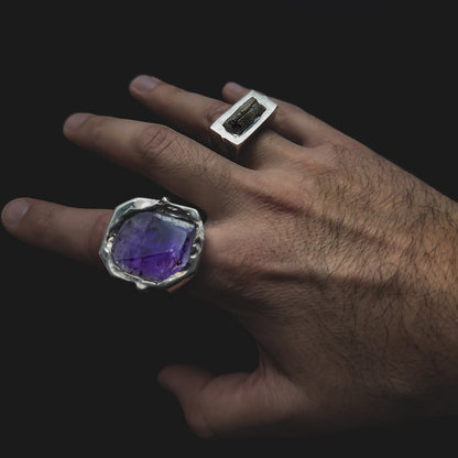 Master Scar Melted Tourmaline Ring