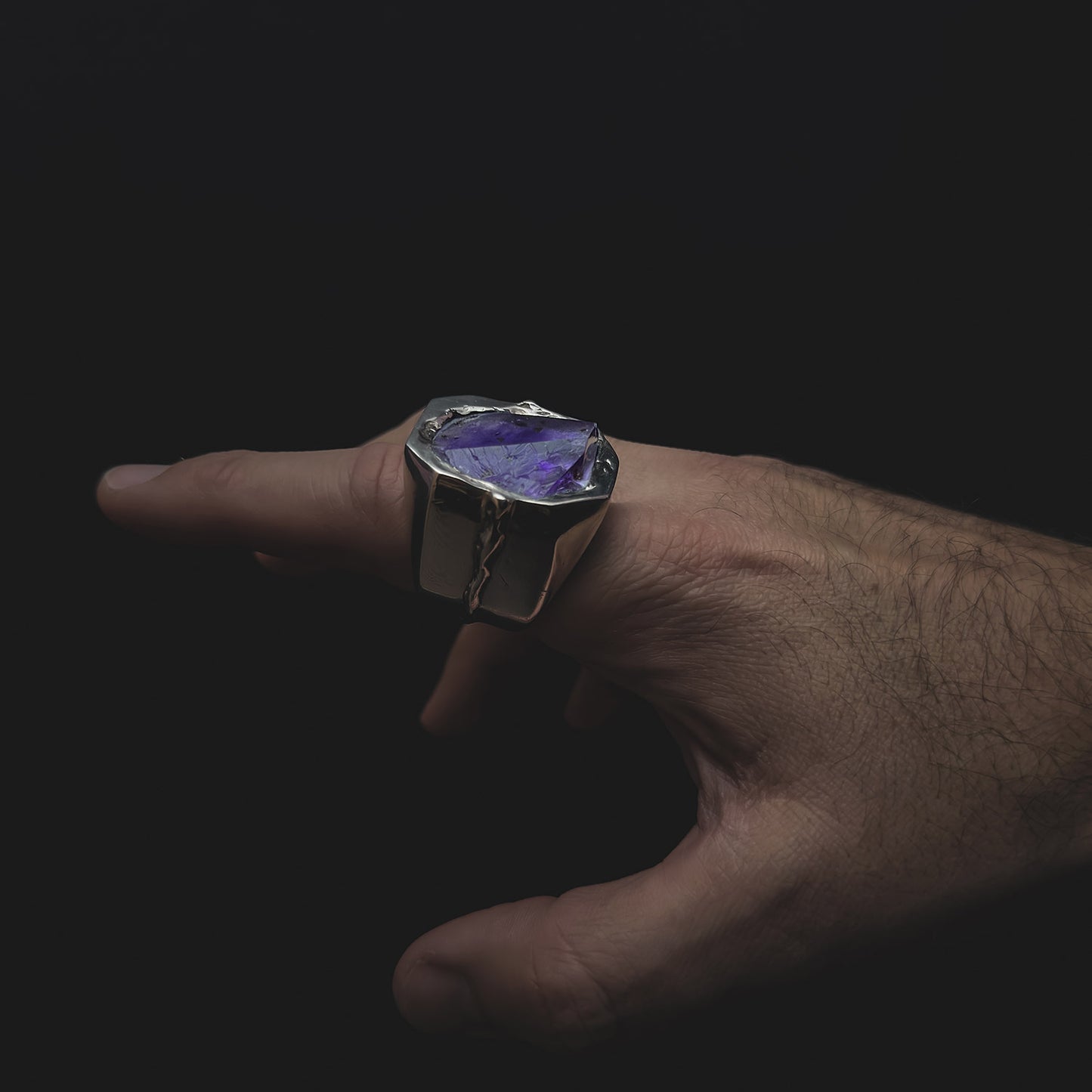 Sequel Scar Amethyst Ring