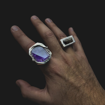 Sequel Scar Amethyst Ring