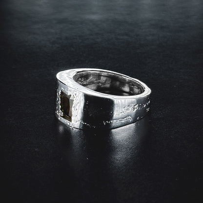 Fragment Band Smoky Quartz Ring