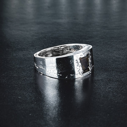 Fragment Band Smoky Quartz Ring