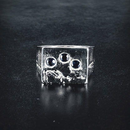 Fragment Signet Sapphires Ring