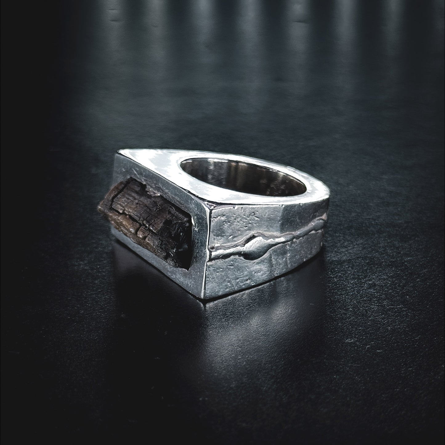 Master Scar Melted Tourmaline Ring