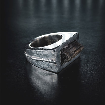 Master Scar Melted Tourmaline Ring